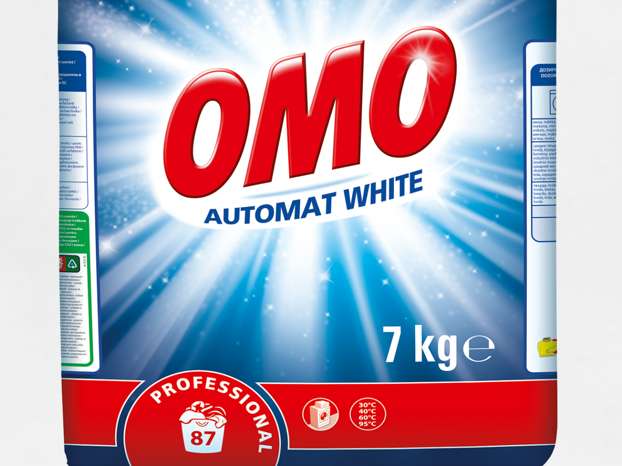 MAGAZYN CZYSTOŚCI.COM OMO AUTOMAT WHITE BIAŁY PROSZEK DO PRANIA