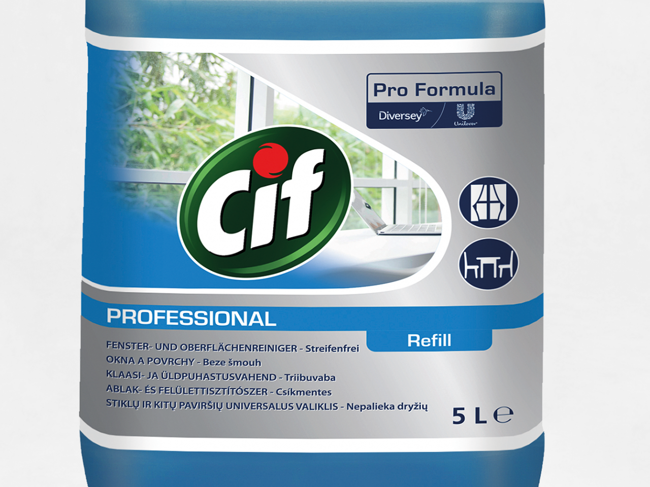 MAGAZYN CZYSTOŚCI.COM CIF WINDOWS & MULTISURFACE CLEANER MYCIE OKIEN